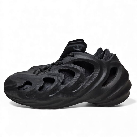 Adidas AdiFom Q Sneakers Men's Black Cager Cutout Futuristic Comfy Chunky 10.5 - Picture 3 of 12